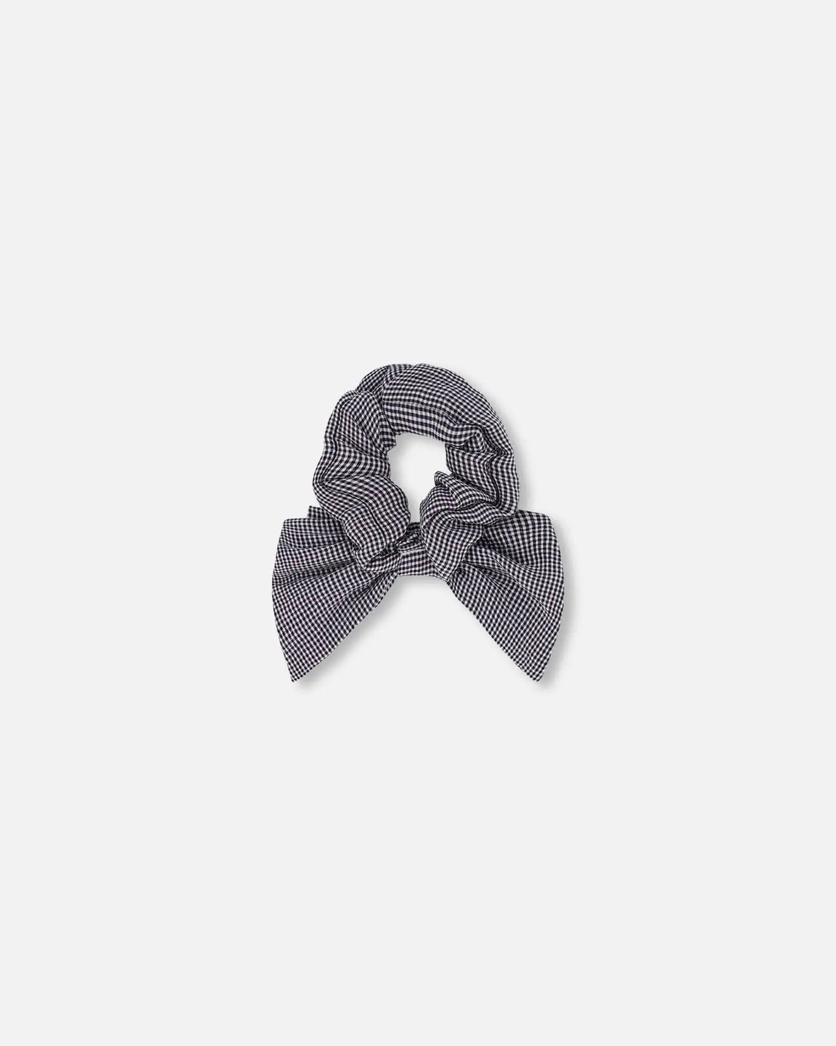 Hair Elastic With Bow Sparkling Black | Deux par Deux | Jenni Kidz