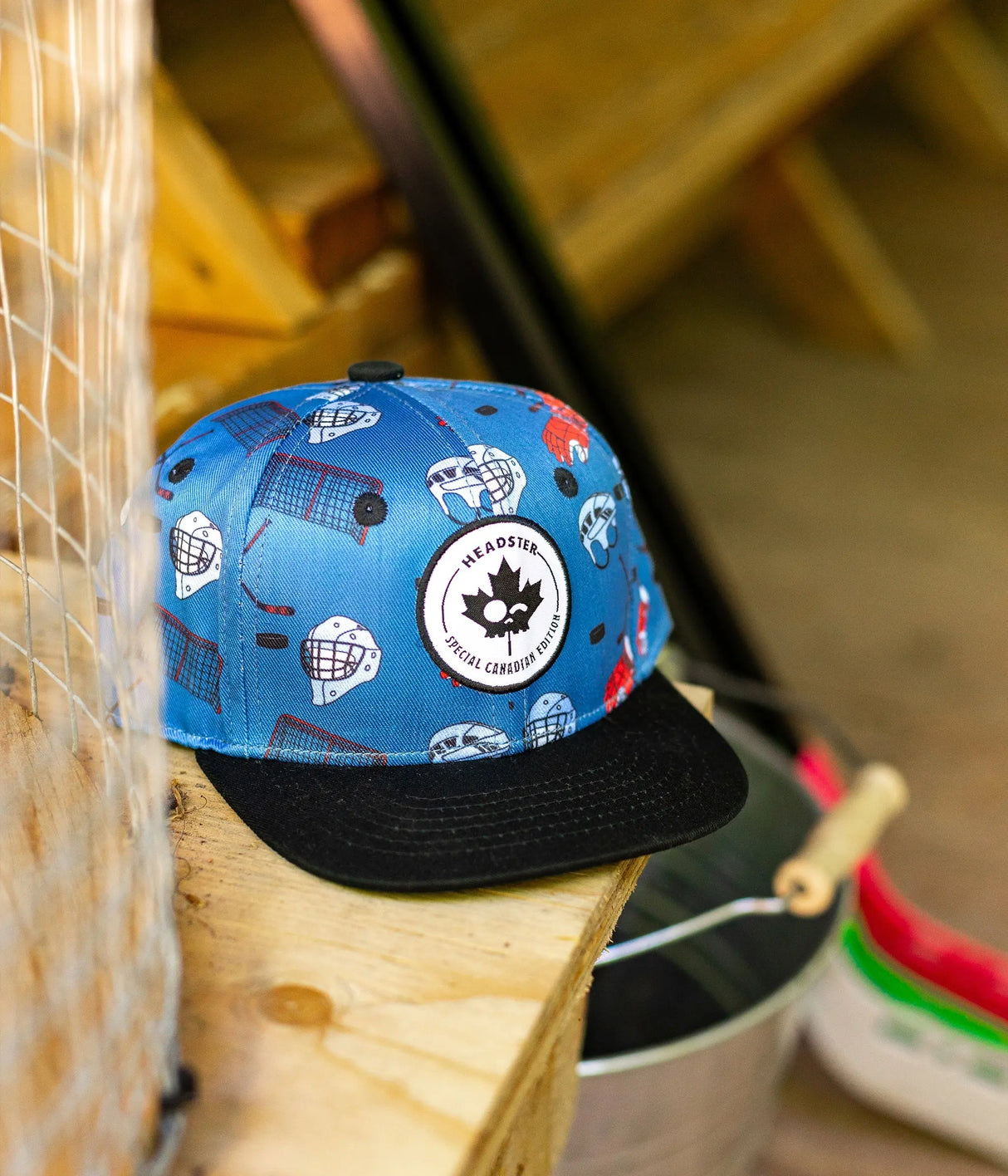 Hockey Night Snapback Hat - Blue | Headster | Headster | Jenni Kidz