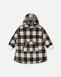 Hooded Plush Blanket Grey Plaid | Deux par Deux | Jenni Kidz