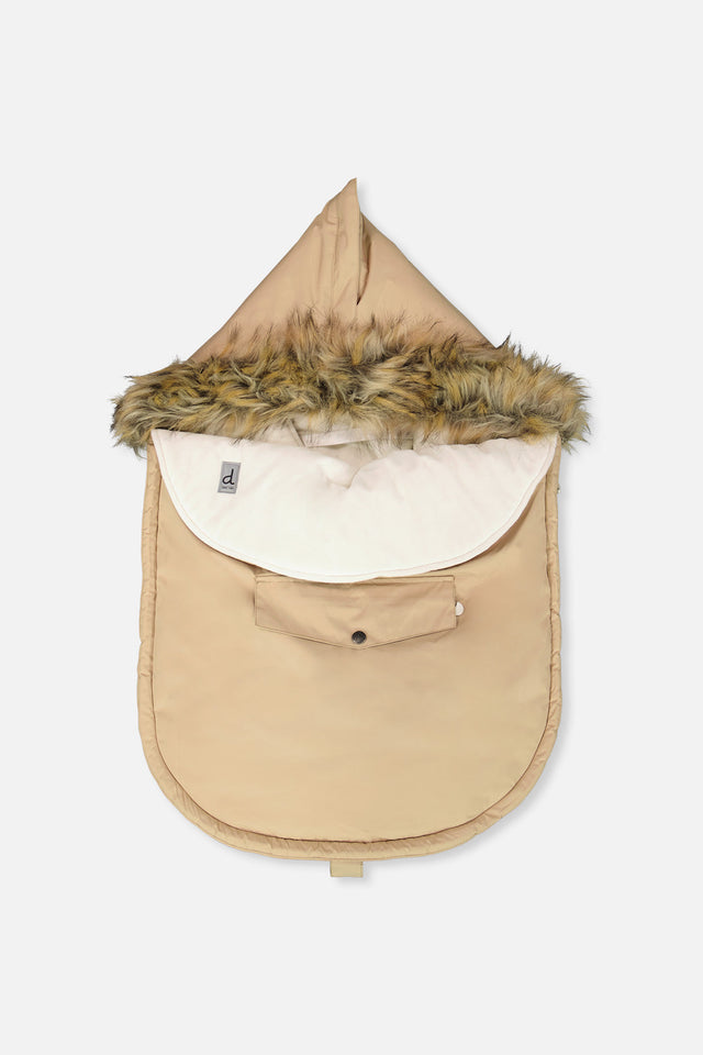 Bunting Bag For Car Seats & Strollers Beige-0