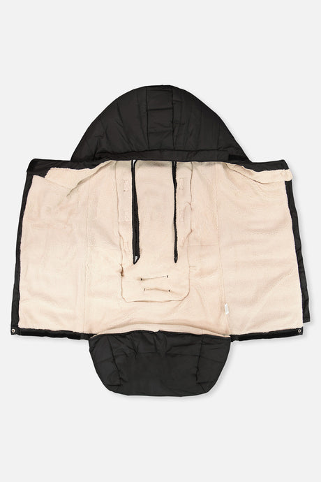 Deux par Deux Evolutive Footmuff For Car Seats And Strollers Black