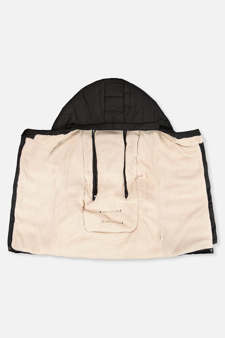 Deux par Deux Evolutive Footmuff For Car Seats And Strollers Black
