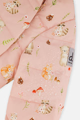 Deux par Deux Baby Two Piece Snowsuit Pink Animal Print