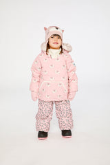 Baby Two Piece Snowsuit Rose Leopard Print-3
