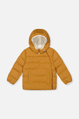 Winter Jacket Adapted For Car Seats Brown Sugar-0