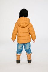 Winter Jacket Adapted For Car Seats Brown Sugar-3
