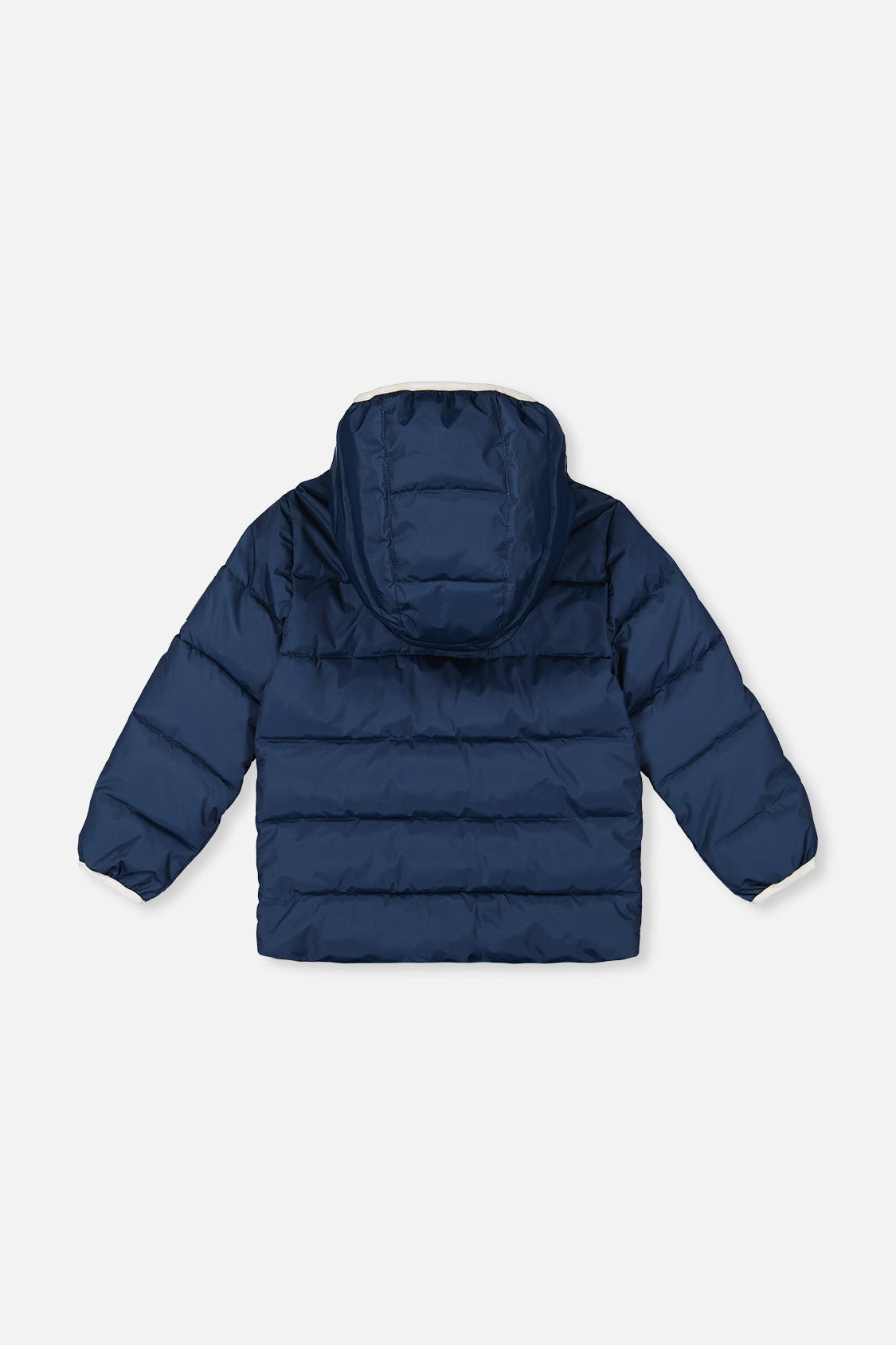Winter Jacket Adapted For Car Seats Dark Blue-4