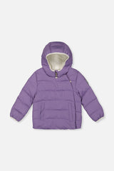 Winter Jacket Adapted For Car Seats Violet-0