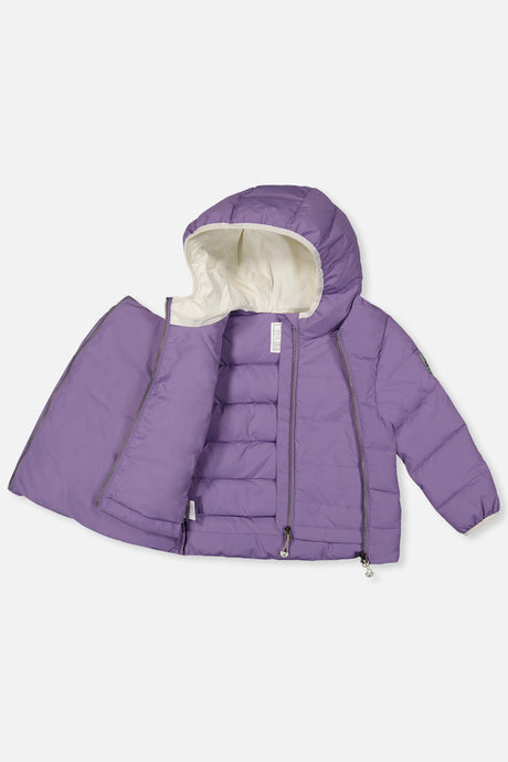 Deux par Deux Winter Jacket Adapted For Car Seats Violet