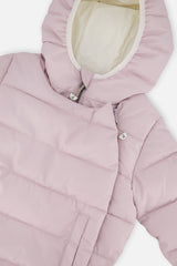 Deux par Deux Winter Jacket Adapted For Car Seats Lavender
