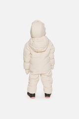 Baby Cloud One Piece Snowsuit Adapted For Car Seats Off White-3