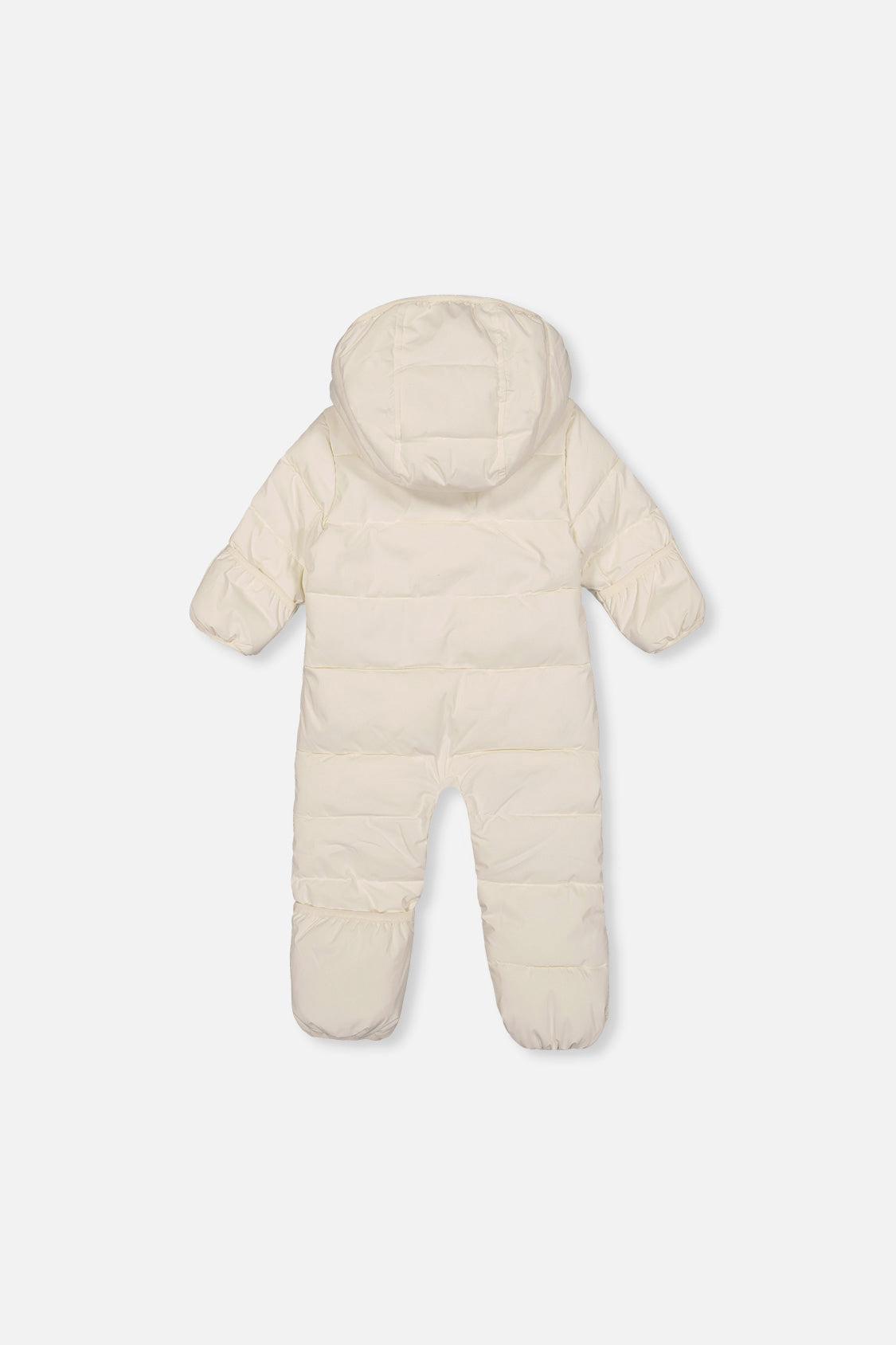 Baby Cloud One Piece Snowsuit Adapted For Car Seats Off White-4