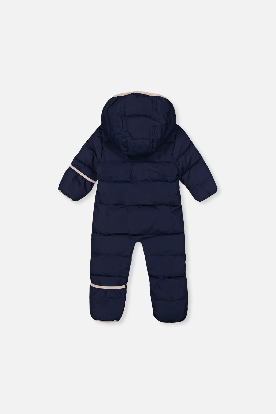 Baby Cloud One Piece Snowsuit Adapted For Car Seats Dark Blue-4