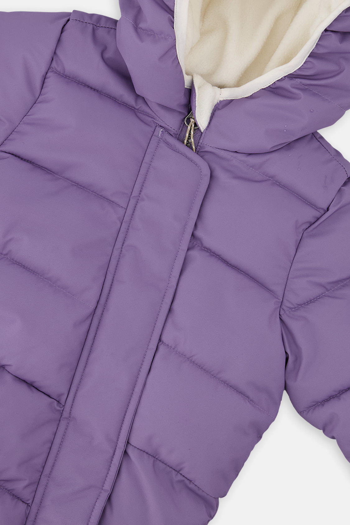 Baby Cloud One Piece Snowsuit Adapted For Car Seats Violet-3