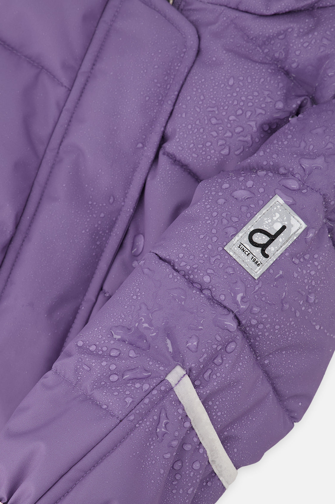 Baby Cloud One Piece Snowsuit Adapted For Car Seats Violet-4