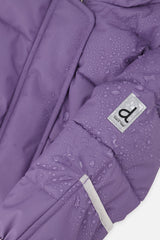 Baby Cloud One Piece Snowsuit Adapted For Car Seats Violet-4