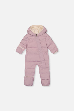 Baby Cloud One Piece Snowsuit Adapted For Car Seats Lavender-0