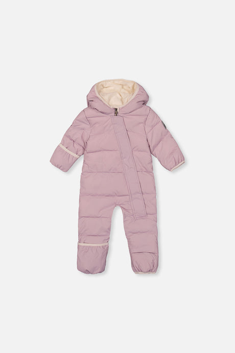 Baby Cloud One Piece Snowsuit Adapted For Car Seats Lavender-0