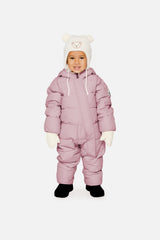 Baby Cloud One Piece Snowsuit Adapted For Car Seats Lavender-1