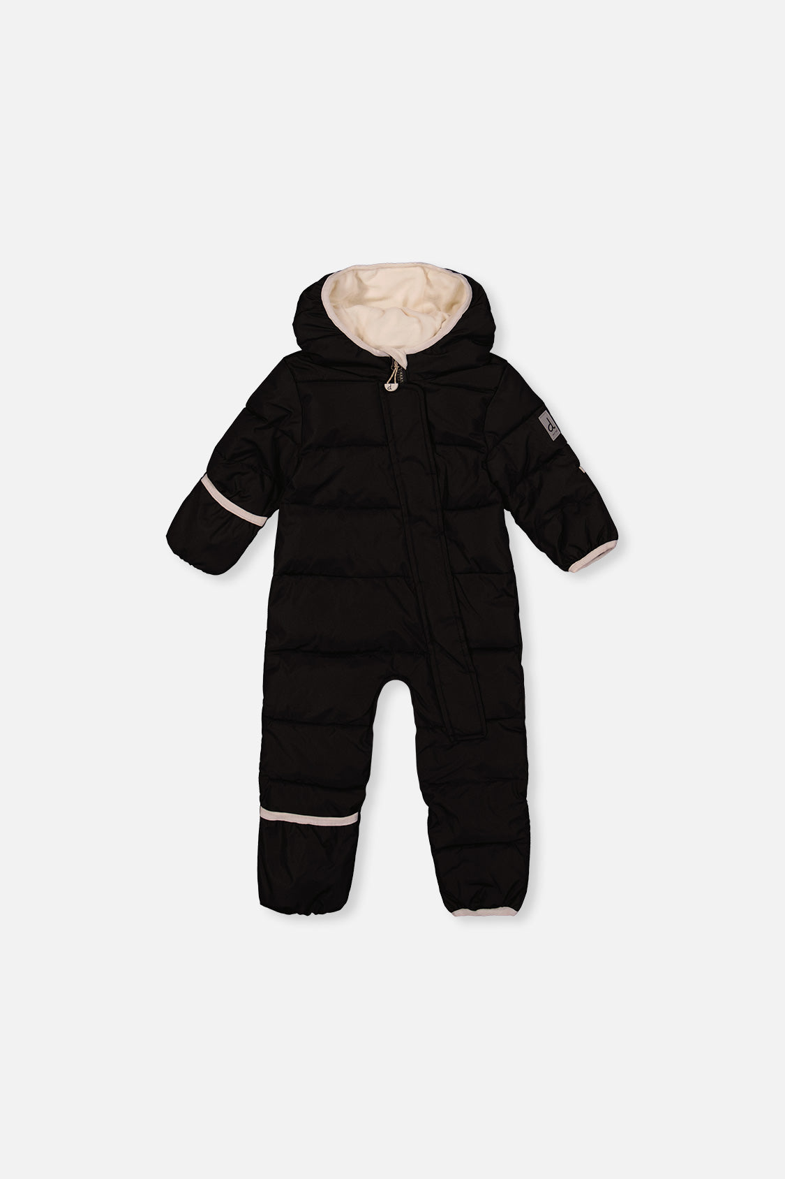 Baby Cloud One Piece Snowsuit Adapted For Car Seats Black-0