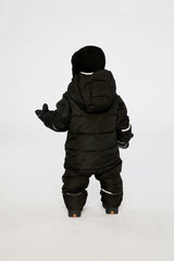 Baby Cloud One Piece Snowsuit Adapted For Car Seats Black-3