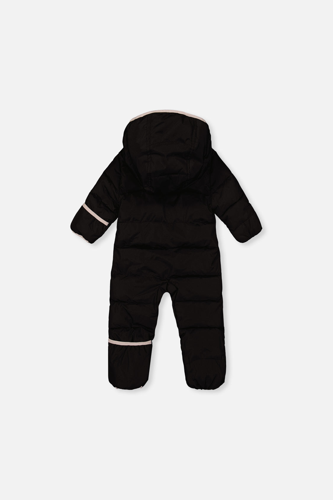 Baby Cloud One Piece Snowsuit Adapted For Car Seats Black-4