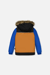 Deux par Deux Two Piece Discover Snowsuit Black Brown And Blue
