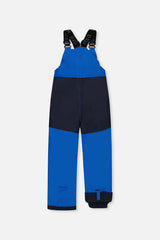 Deux par Deux Two Piece Discover Snowsuit Blue Dinosaur Print