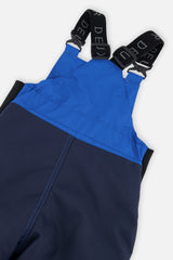 Deux par Deux Two Piece Discover Snowsuit Blue Dinosaur Print