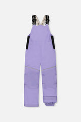 Deux par Deux DISCOVER purple cat print snowsuit, alternate view 4