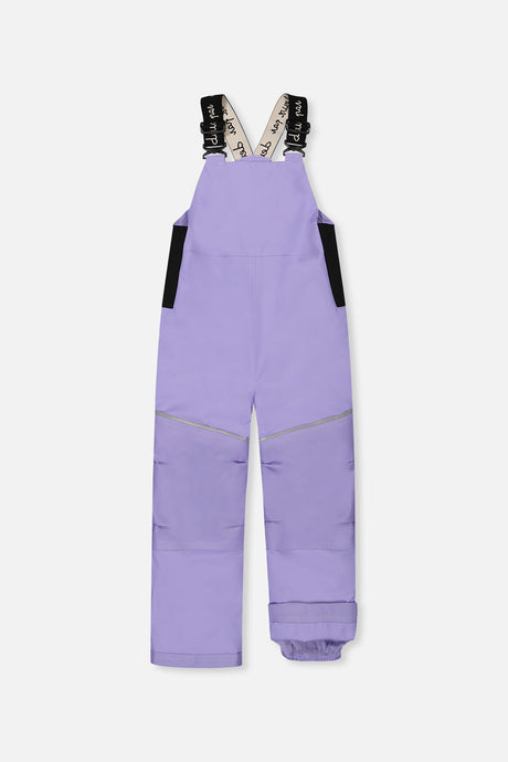 Deux par Deux DISCOVER purple cat print snowsuit, alternate view 4