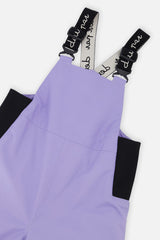 Deux par Deux DISCOVER purple cat print snowsuit, alternate view 6