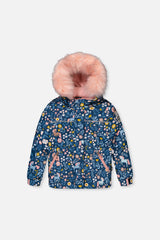 Two Piece Discover Snowsuit Blue And Pink Unicorn Print-4