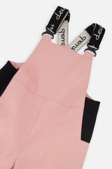 Deux par Deux girls' DISCOVER two-piece snowsuit, blue and pink unicorn print, alternate angle
