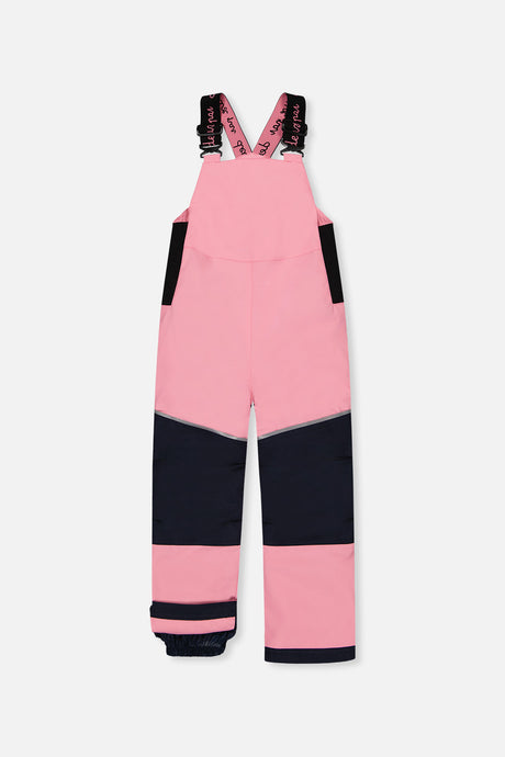 Deux par Deux DISCOVER blue floral snowsuit, alternate view 4
