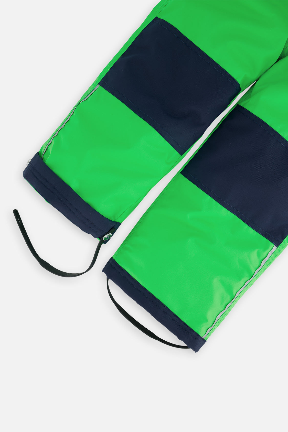 Deux par Deux boys' CHILL lightweight snowsuit, blue and green checkered jacket, extra product view