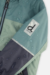 Deux par Deux boys' CHILL lightweight two-piece snowsuit in Sage Green, additional product view