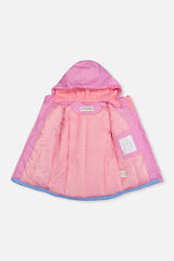 Deux par Deux Light Weight Two Piece Chill Snowsuit Pink Blue And Mauve