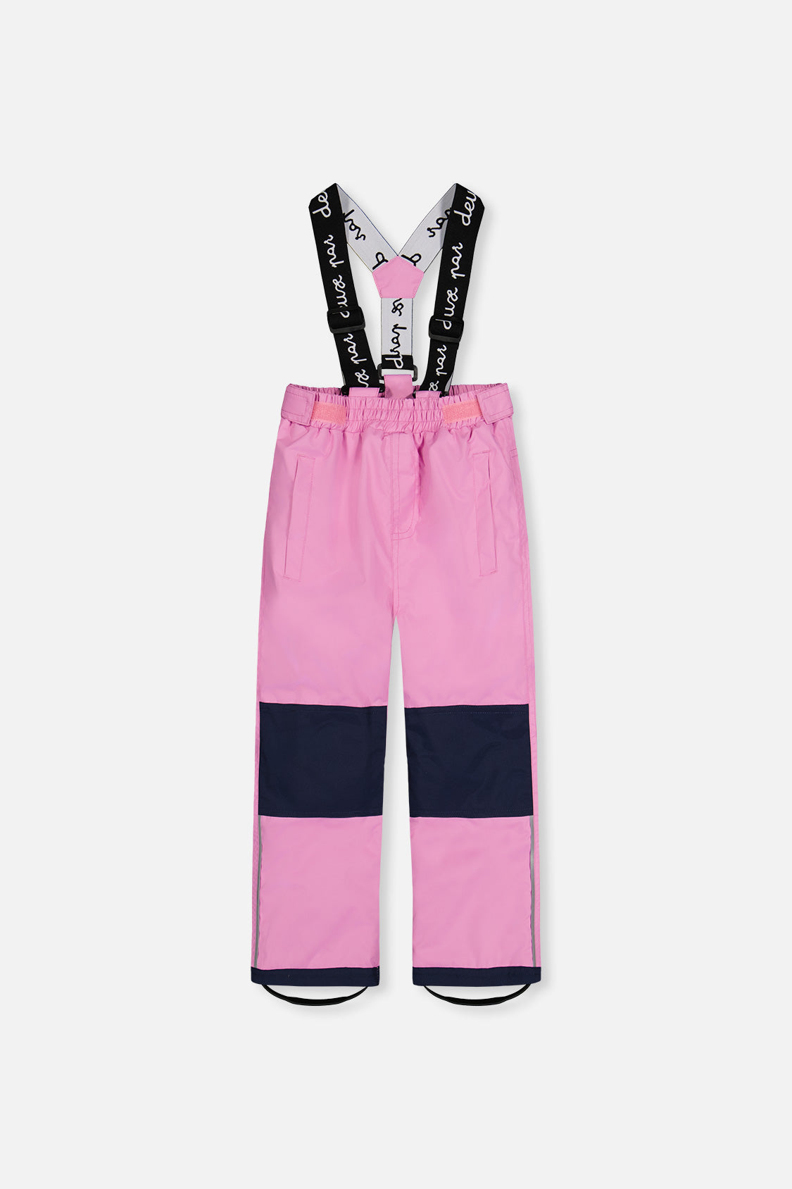 Deux par Deux Light Weight Two Piece Chill Snowsuit Pink Blue And Mauve