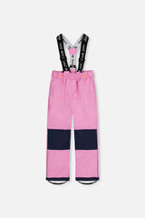 Deux par Deux Light Weight Two Piece Chill Snowsuit Pink Blue And Mauve