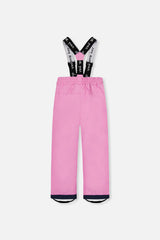 Deux par Deux Light Weight Two Piece Chill Snowsuit Pink Blue And Mauve