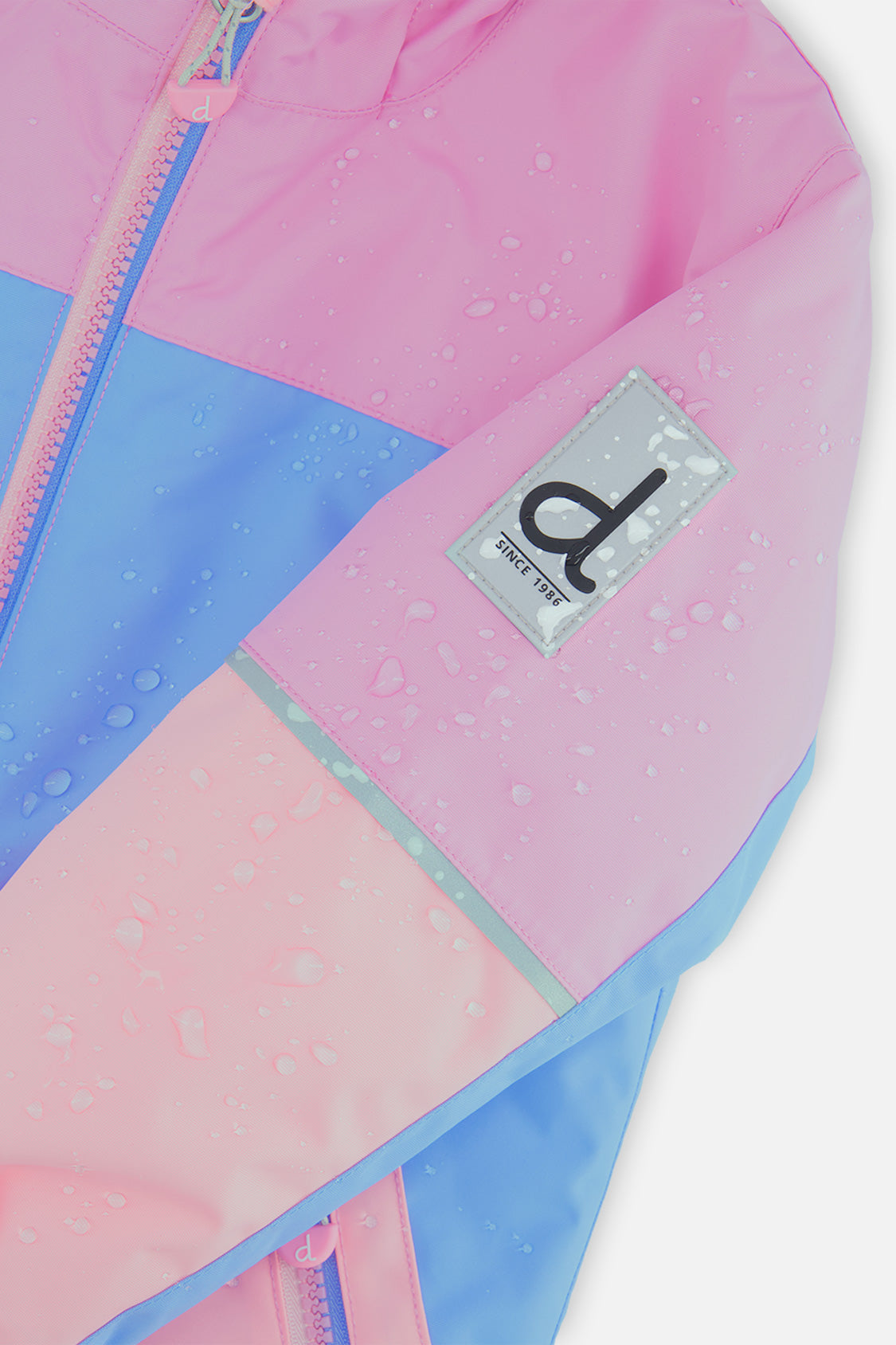 Deux par Deux Light Weight Two Piece Chill Snowsuit Pink Blue And Mauve