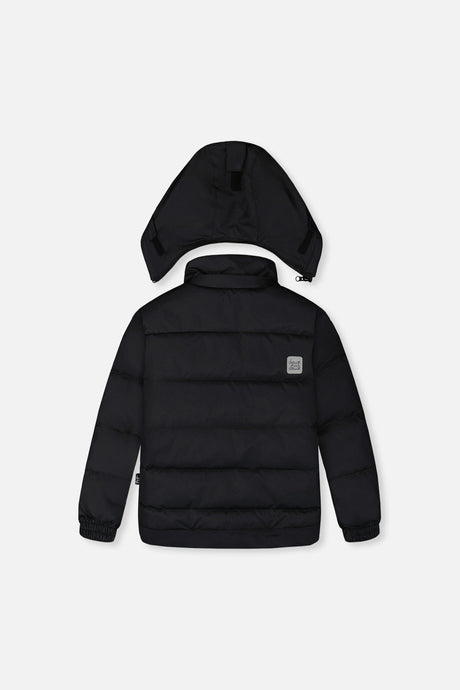 Two Piece Play Snowsuit Black With Black Pants-2