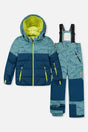Two Piece Play Snowsuit Greyish Blue And Navy With Greyish Blue Pants-0