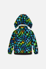 Deux par Deux PLAY checkerboard and yellow snowsuit, alternate view 3