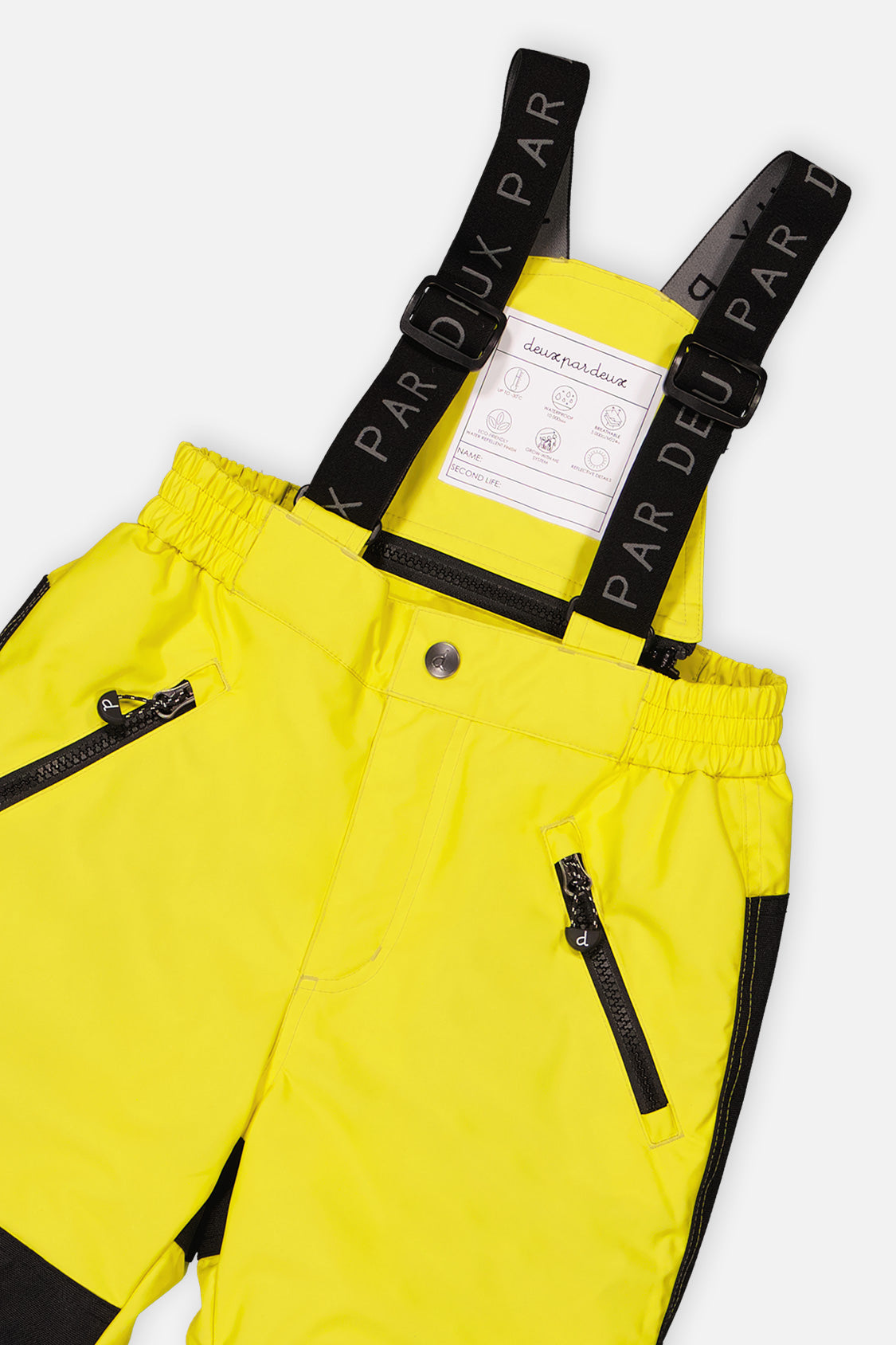 Deux par Deux PLAY checkerboard and yellow snowsuit, alternate view 7