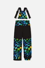 Deux par Deux black colorblock PLAY snowsuit with checkerboard pants, product photo 6
