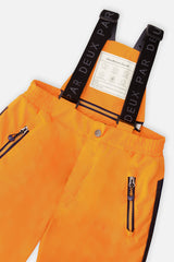 Deux par Deux Two Piece Play Snowsuit Navy Blue And Orange With Orange Pants