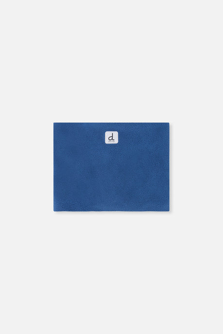 Deux par Deux boys' PLAY snowsuit with blue bear-print jacket and rust snow pants, extra product view