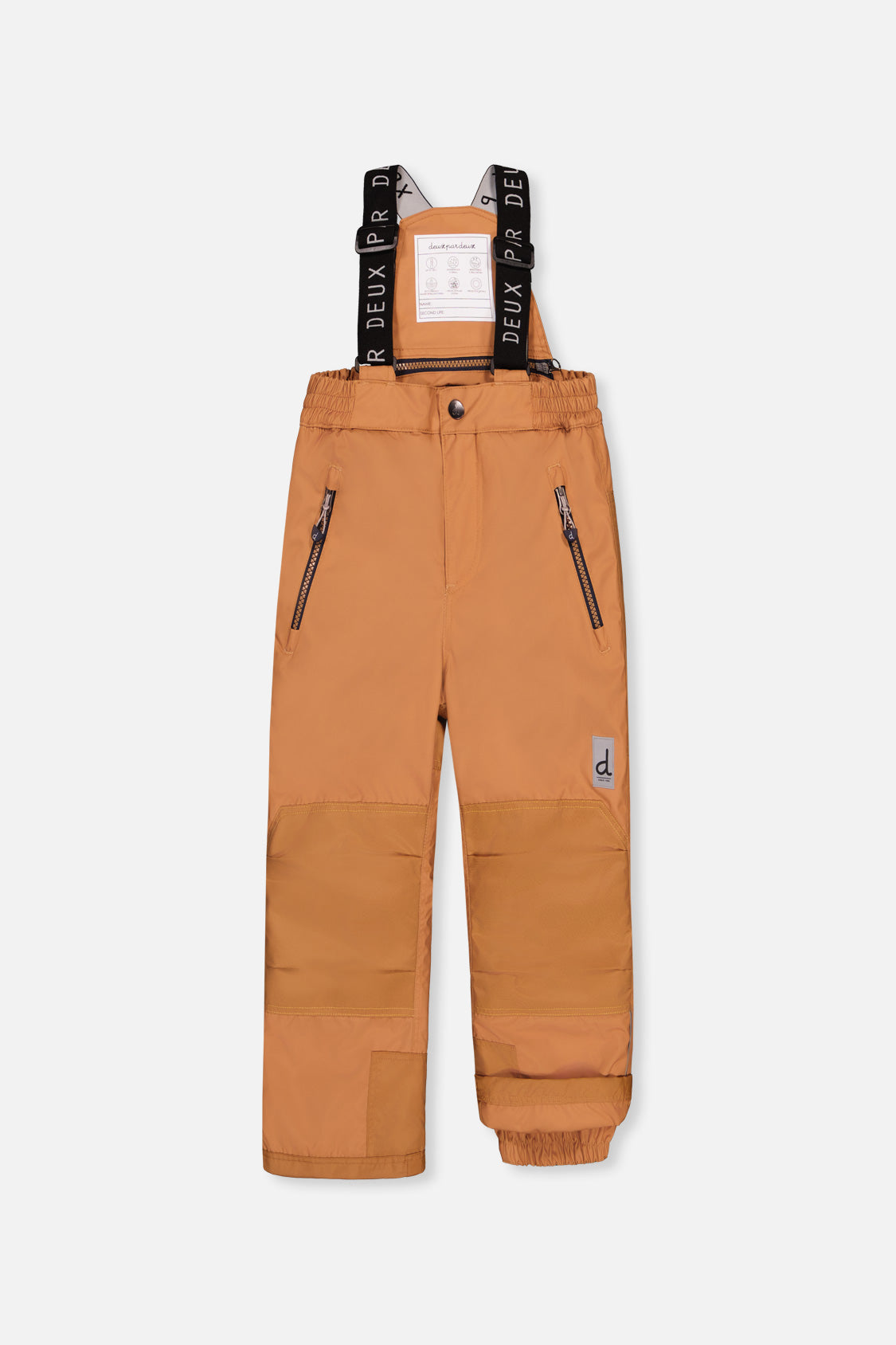 Deux par Deux Two Piece Play Snowsuit Navy Blue With Brown Pants